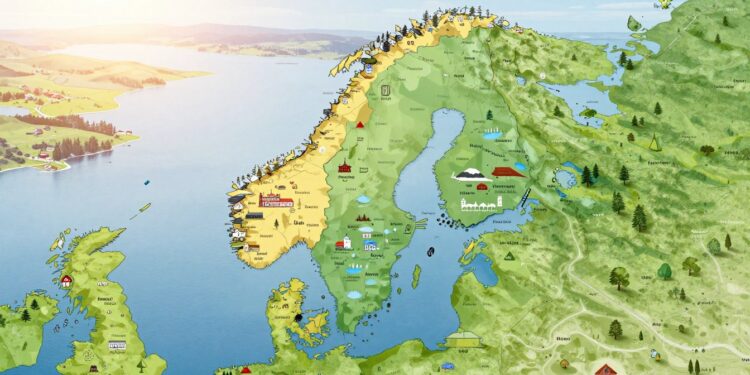 Provinzen in Schweden