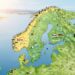 Provinzen in Schweden