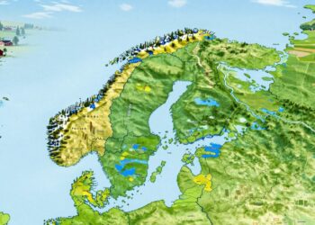 Schweden Karte Provinzen