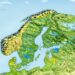 Schweden Karte Provinzen