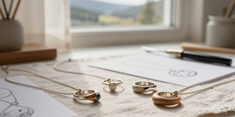 skandinavisches Schmuckdesign